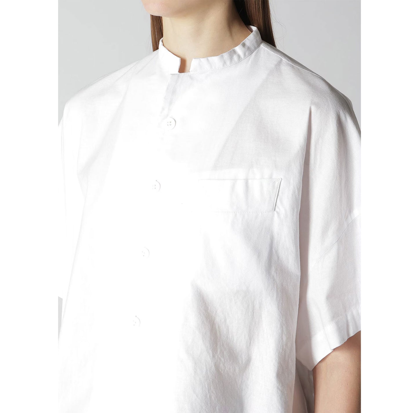 
                  
                    [Y's BORN PRODUCT] THIN COTTON TWILL HALF SLEEVE BOX SHIRT-WHITE-
                  
                
