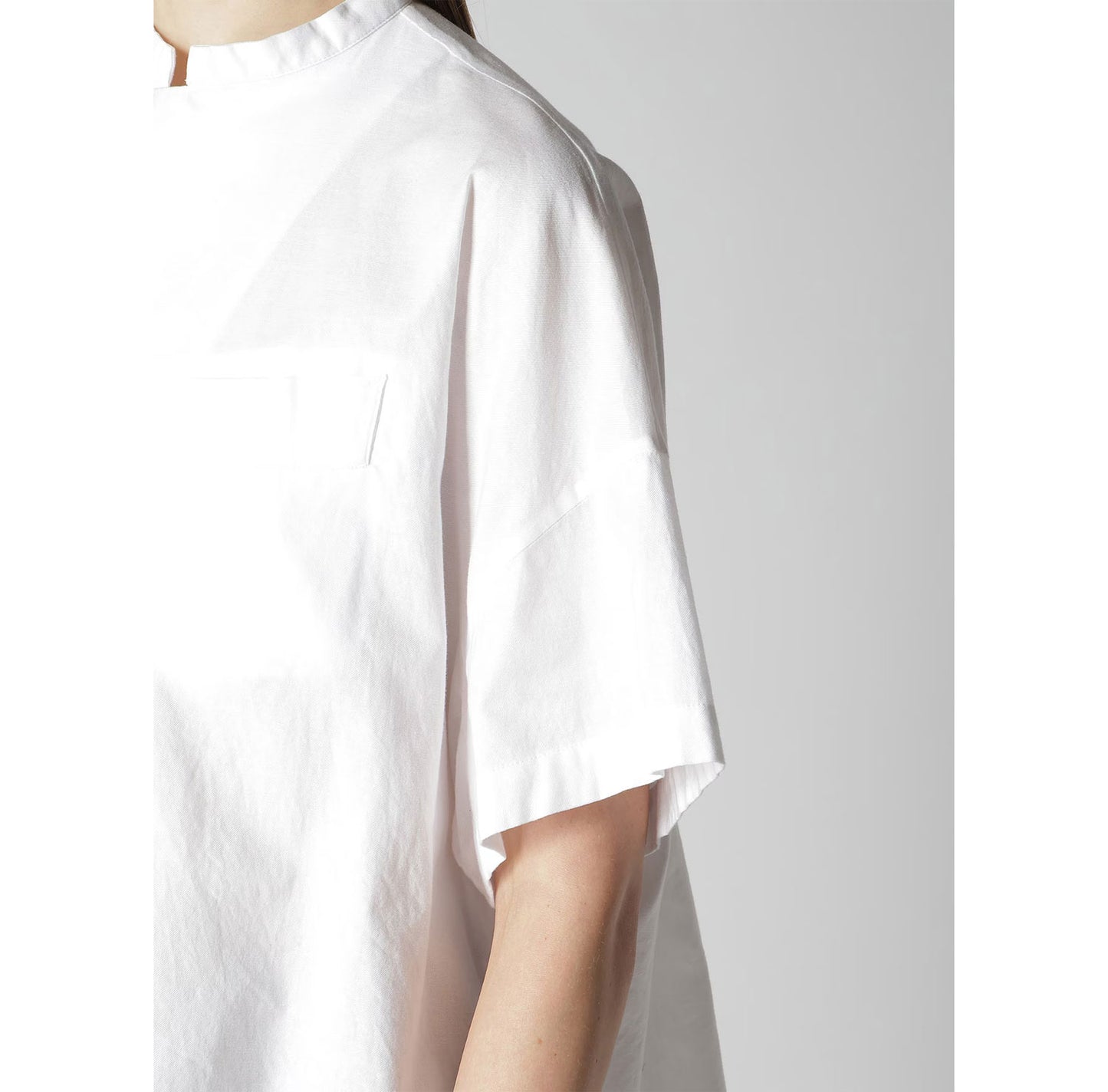 
                  
                    [Y's BORN PRODUCT] THIN COTTON TWILL HALF SLEEVE BOX SHIRT-WHITE-
                  
                