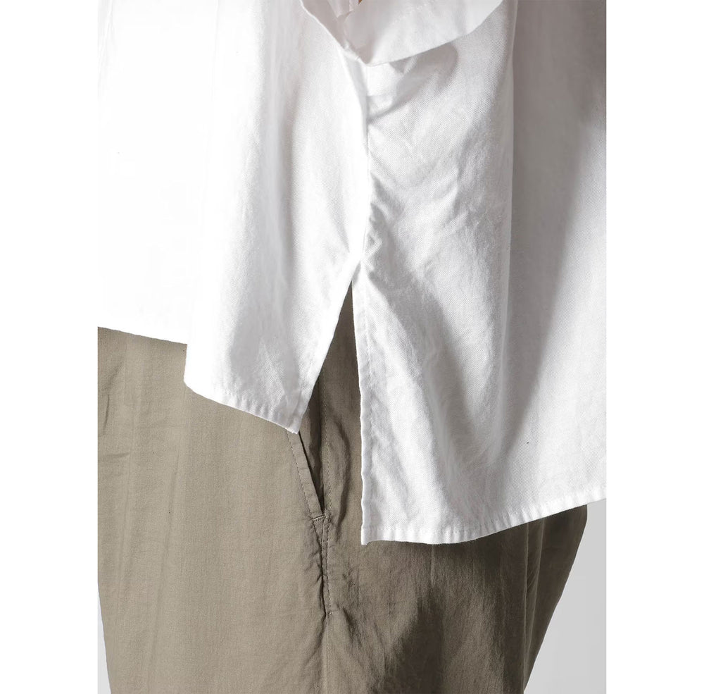 
                  
                    [Y's BORN PRODUCT] THIN COTTON TWILL HALF SLEEVE BOX SHIRT-WHITE-
                  
                