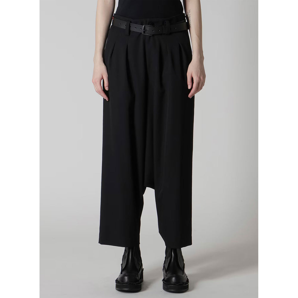 
                  
                    WOOL GABARDINE 2TUCK SAROUEL PANTS
                  
                