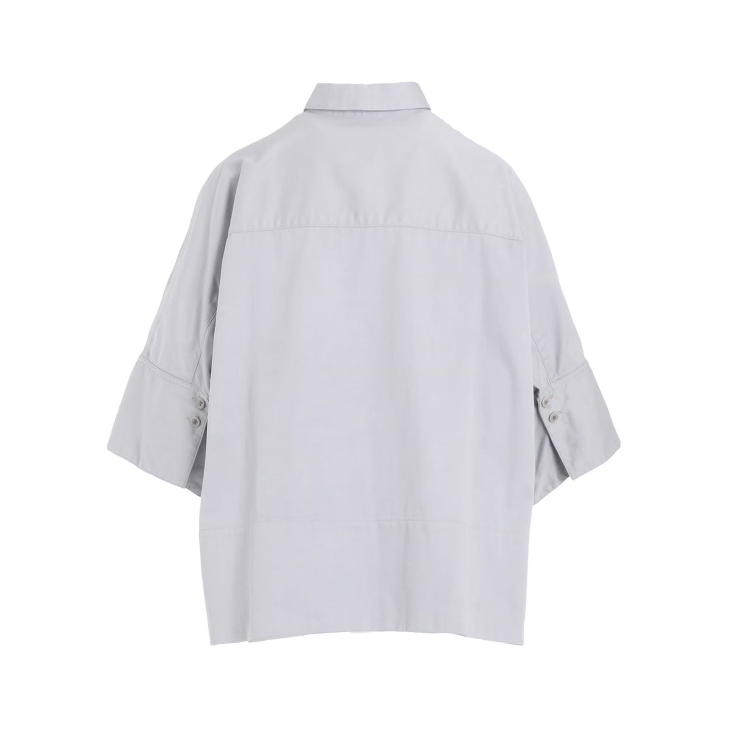 
                  
                    [Y's BORN PRODUCT] COTTON TWILL WIDE CUFFS SHIRT-LIGHT GRAY-
                  
                