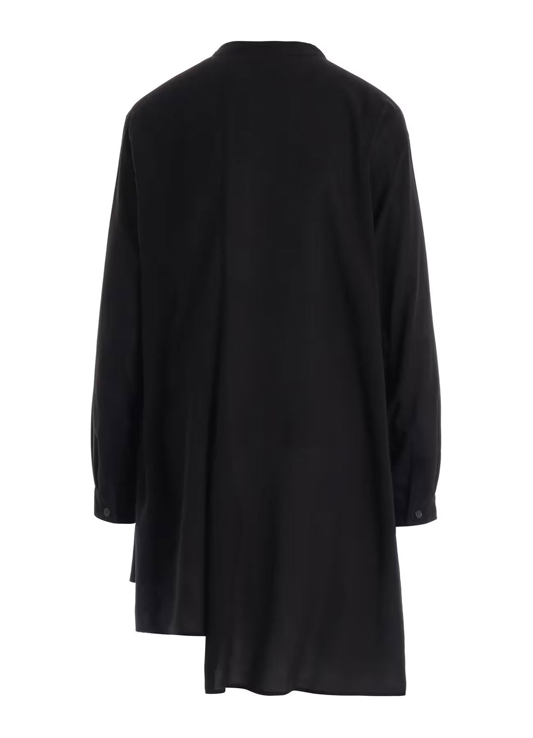 
                  
                    CELLULOSE LAWN STAND COLLAR BLOUSE-BLACK-
                  
                