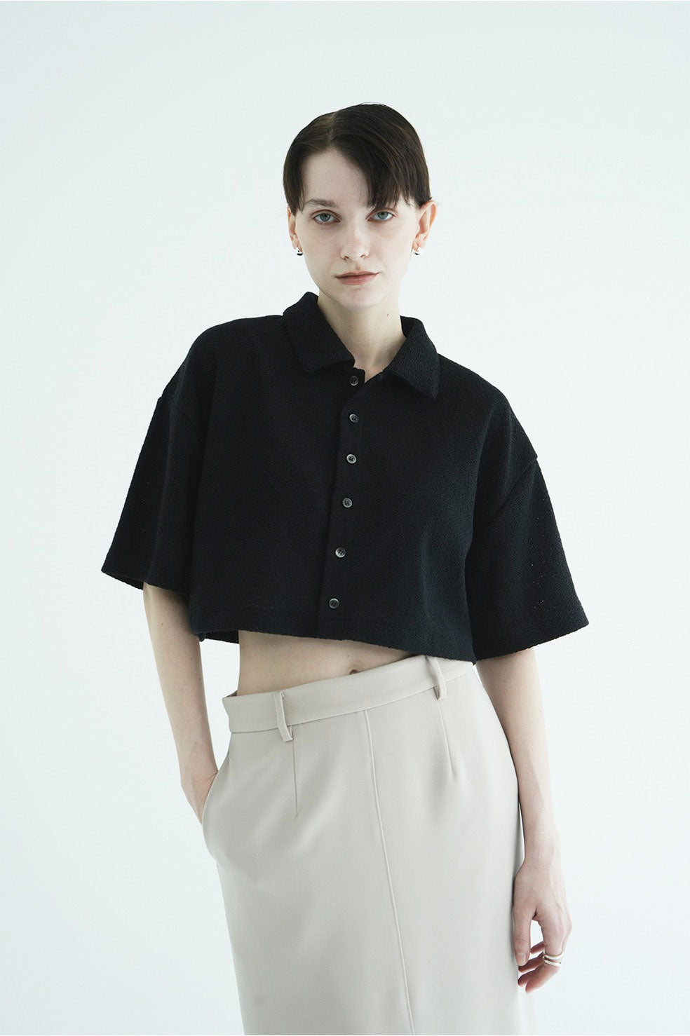 
                  
                    CRISP CROPPED POLO TOPS
                  
                
