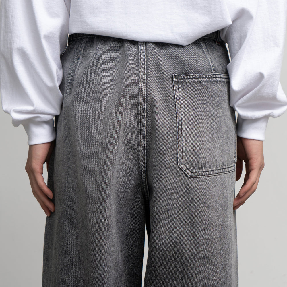 パンツ Selvage Denim Belted Pants SELVAGE DENIM BELTED PANTS – OBLIGE