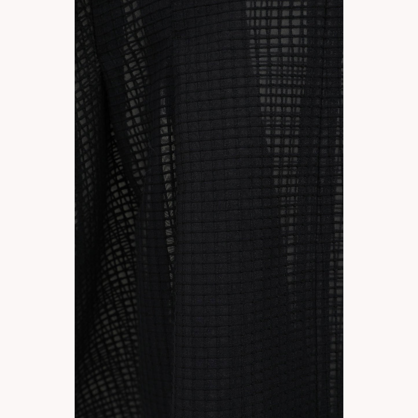 
                  
                    SHEER PLAID VOLUME SLEEVE TOPS -BLACK-
                  
                