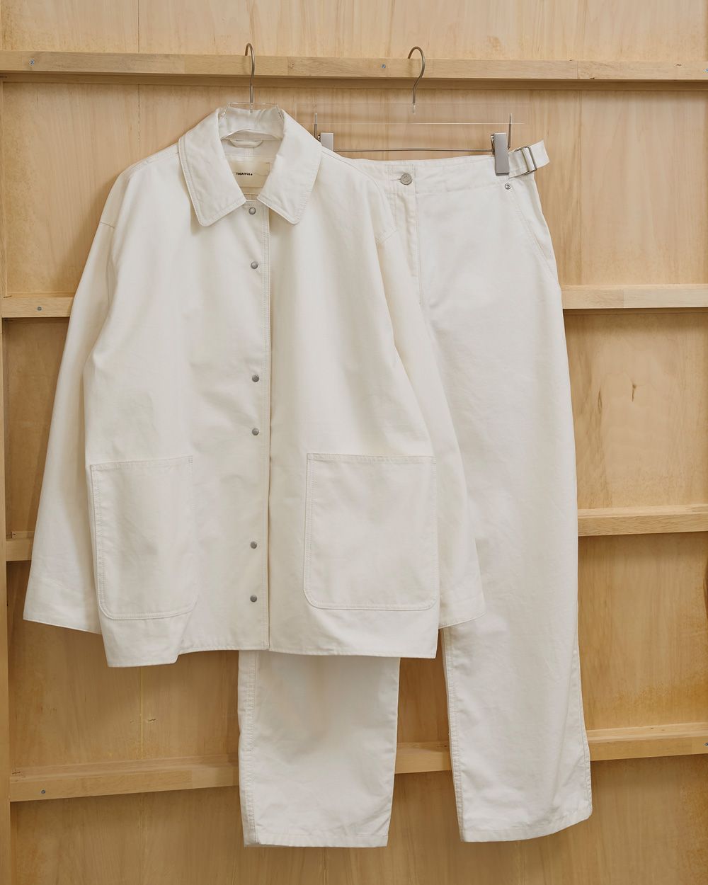TODAYFUL Boyfriend Cotton Pants ホワイト/36 Boyfriend Cotton Pants-WHITE- – OBLIGE