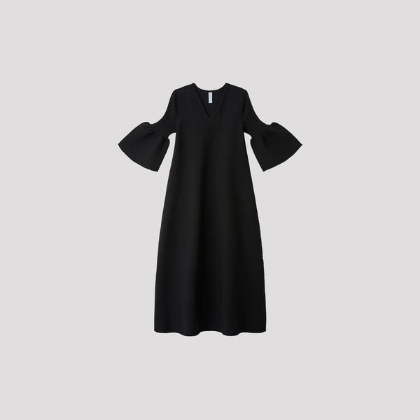 ワンピース POTTERY SHORT BELL SLEEVE FLARE DRESS POTTERY SHORT BELL SLEEVE FLARE DRESS – OBLIGE