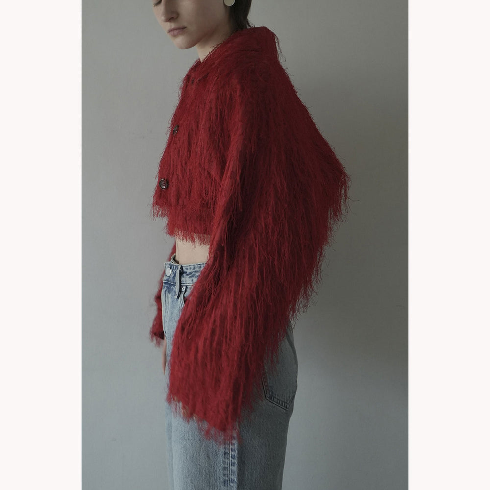 FRINGE SHORT JACKET – OBLIGE