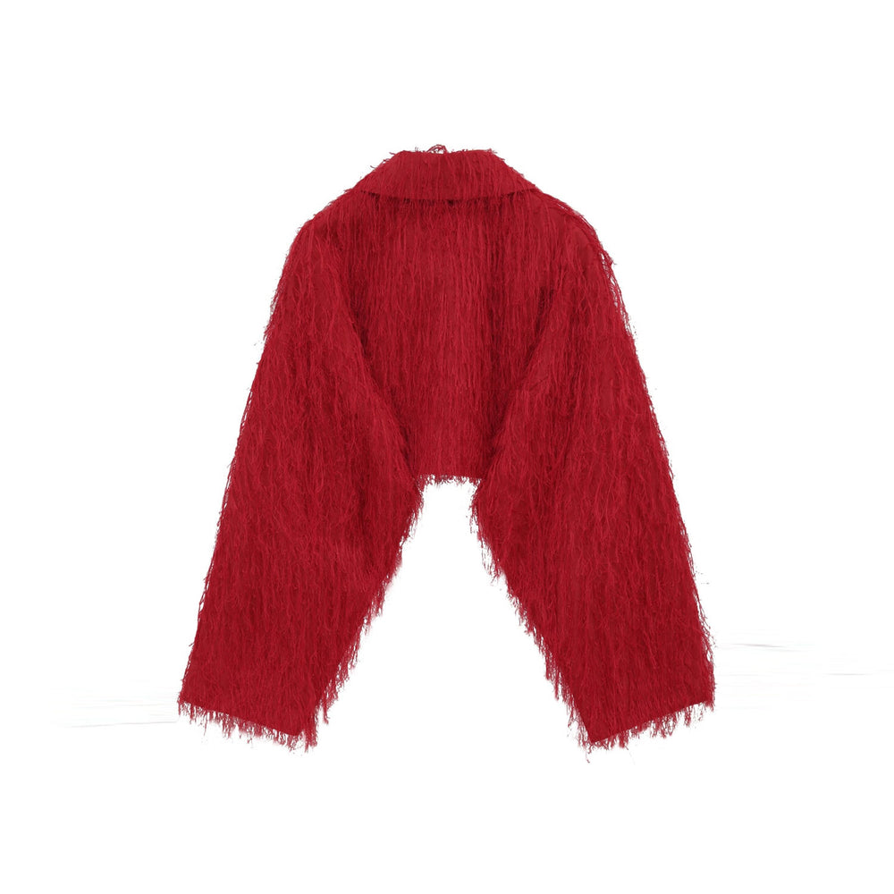 FRINGE SHORT JACKET – OBLIGE