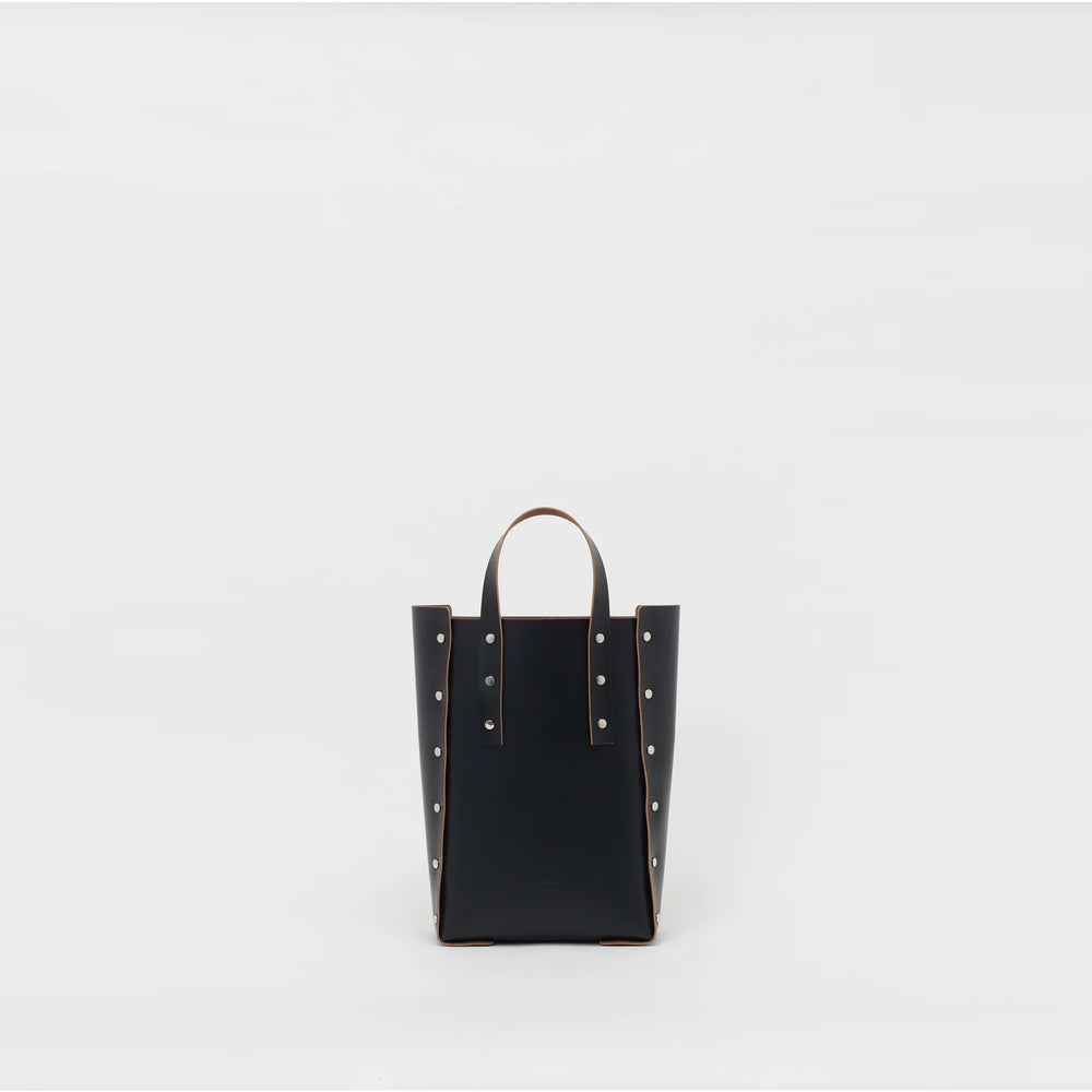 assemble hand bag tall M -BLACK-