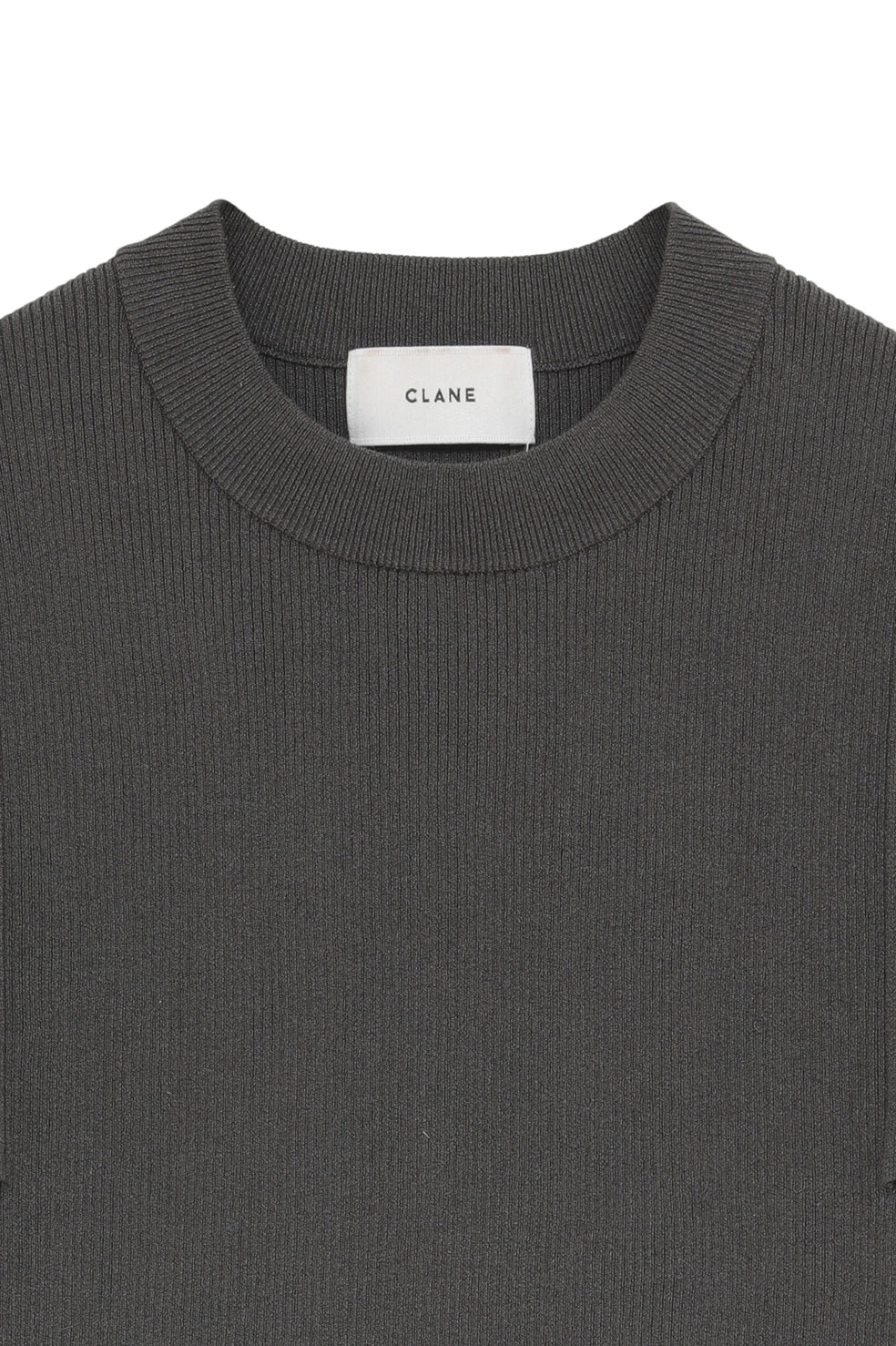 
                  
                    SQUARE SLEEVE KNIT TOPS-CHARCOAL GRAY-
                  
                