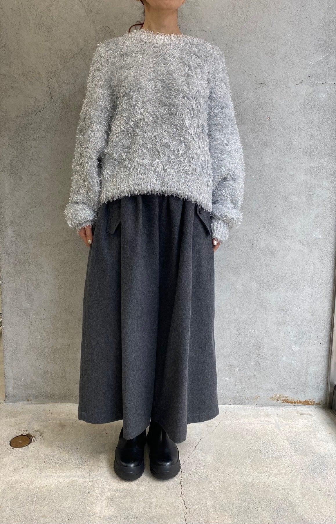 
                  
                    エステルラメニット-SILVER-
                  
                