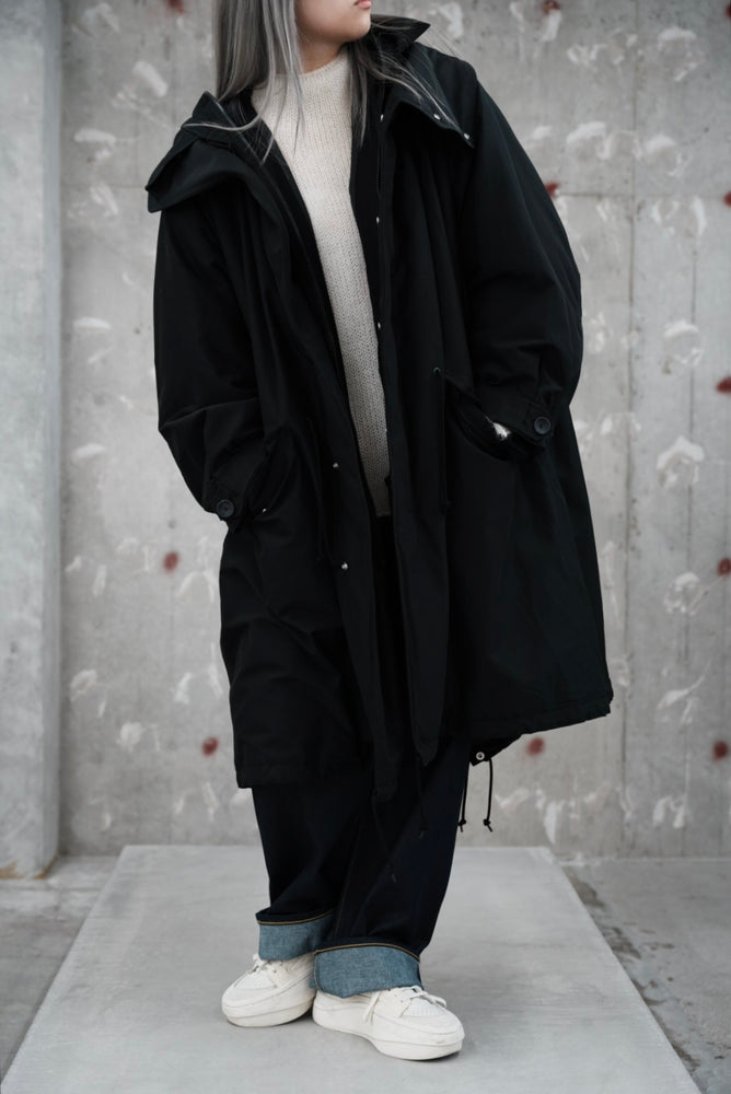 
                  
                    double-front cotton silk mods coat
                  
                