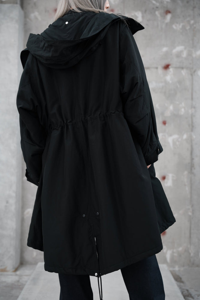 
                  
                    double-front cotton silk mods coat
                  
                