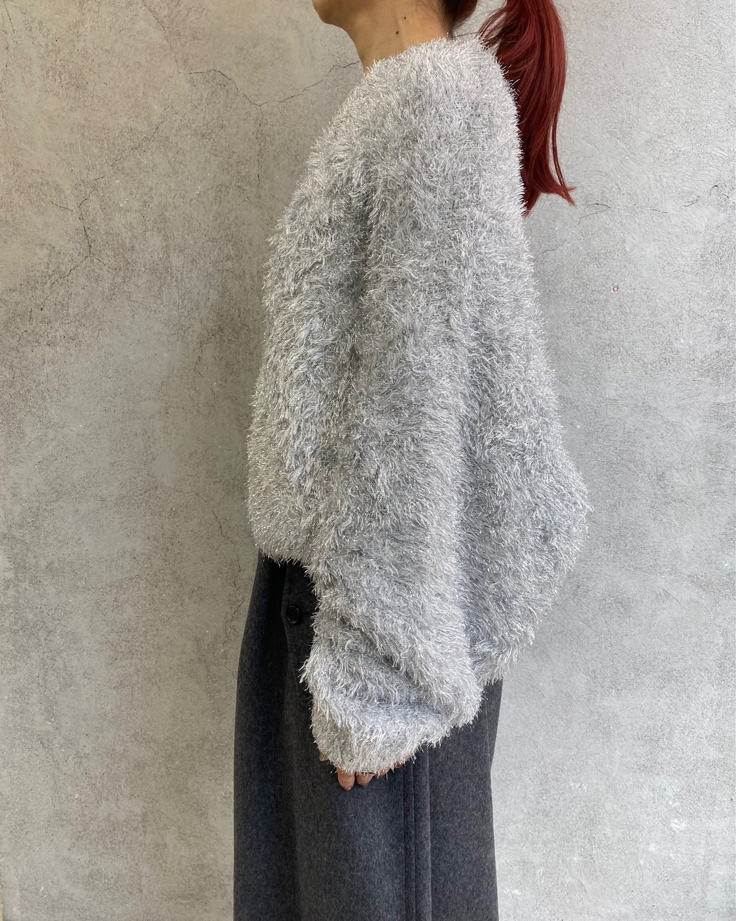 
                  
                    エステルラメニット-SILVER-
                  
                