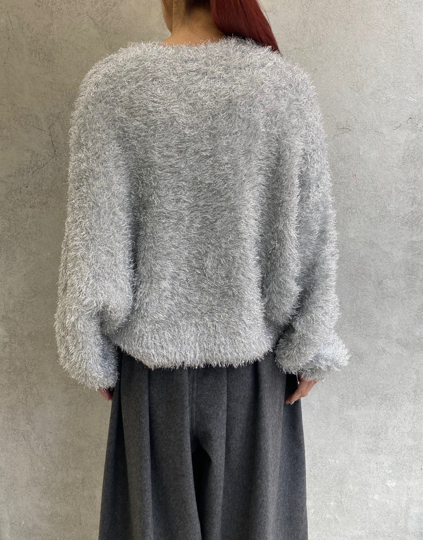 
                  
                    エステルラメニット-SILVER-
                  
                