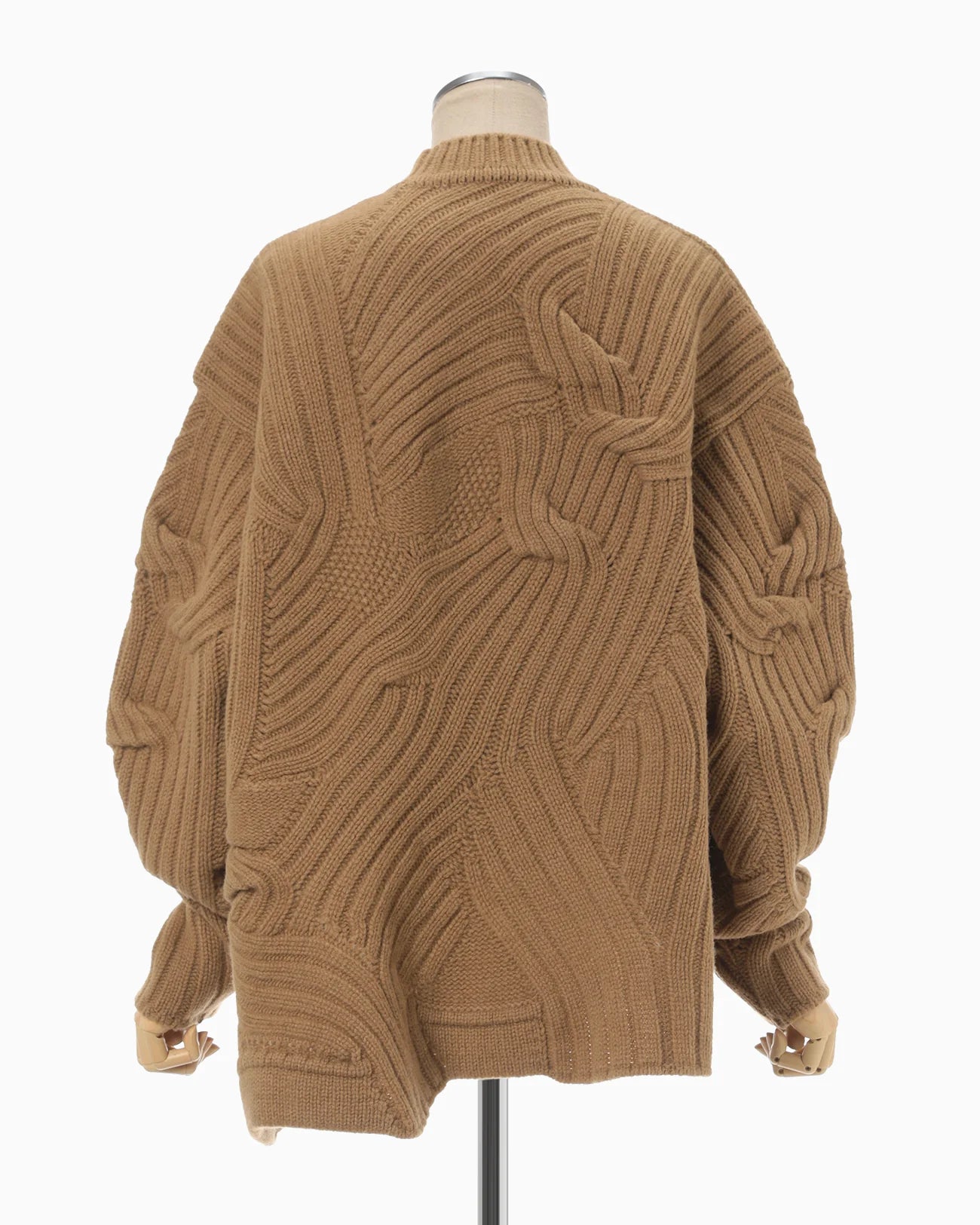 
                  
                    Basket Motif Cable Stich Knitted Pullover
                  
                
