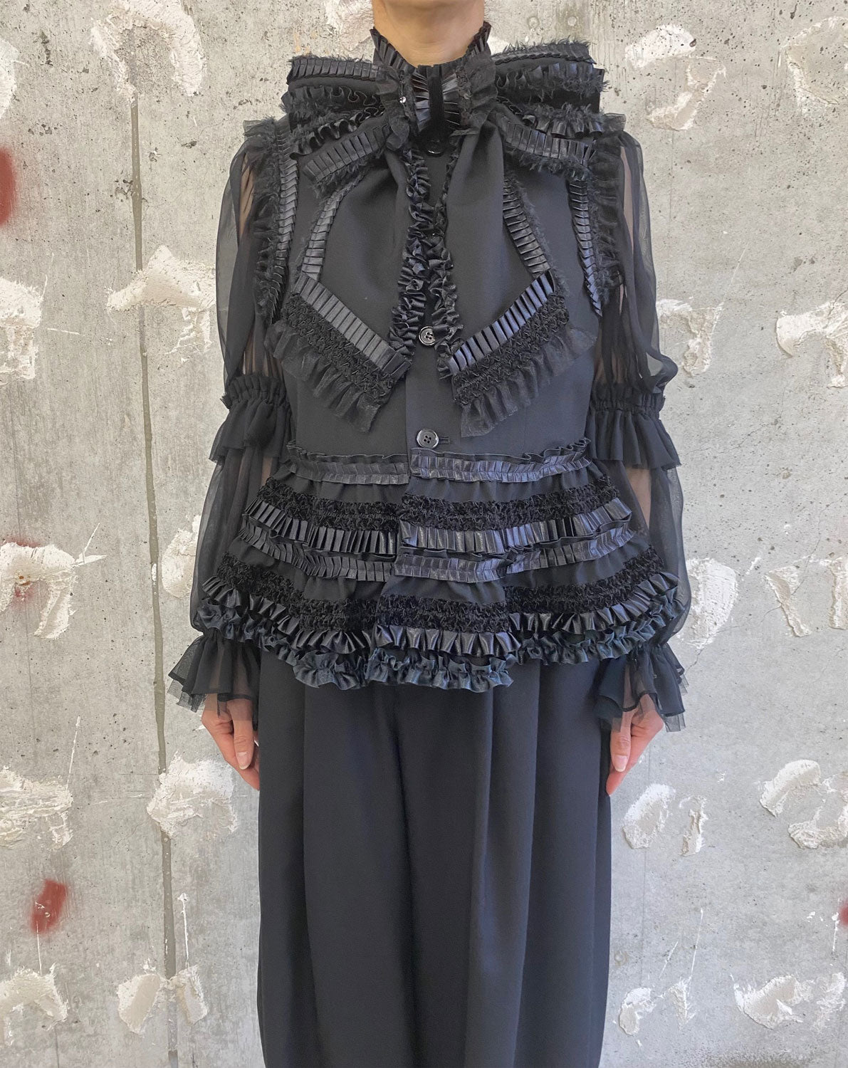 
                  
                    フリルベスト-BLACK-
                  
                