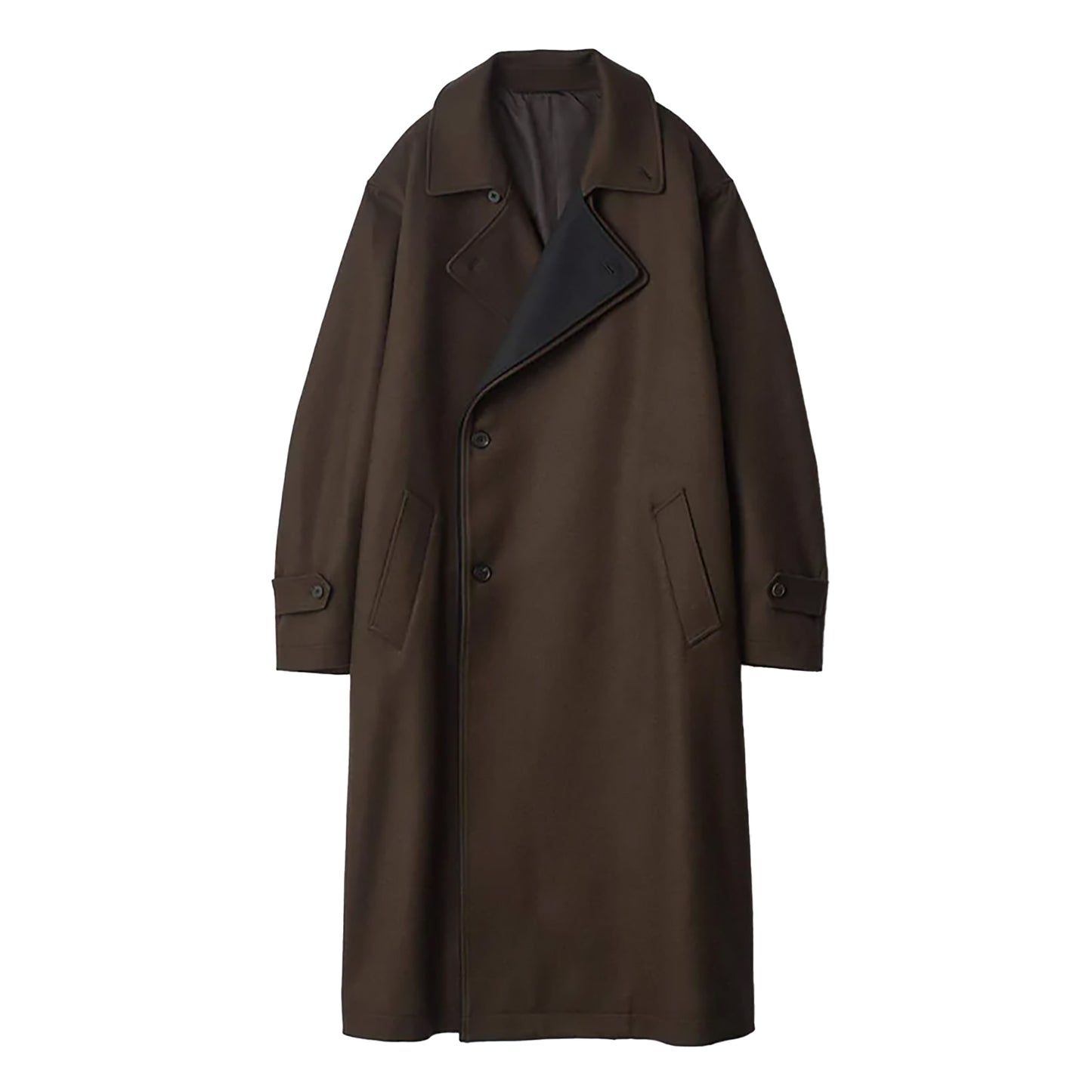 
                  
                    DOUBLE LAPELED DOUBLE BREASTED COAT
                  
                