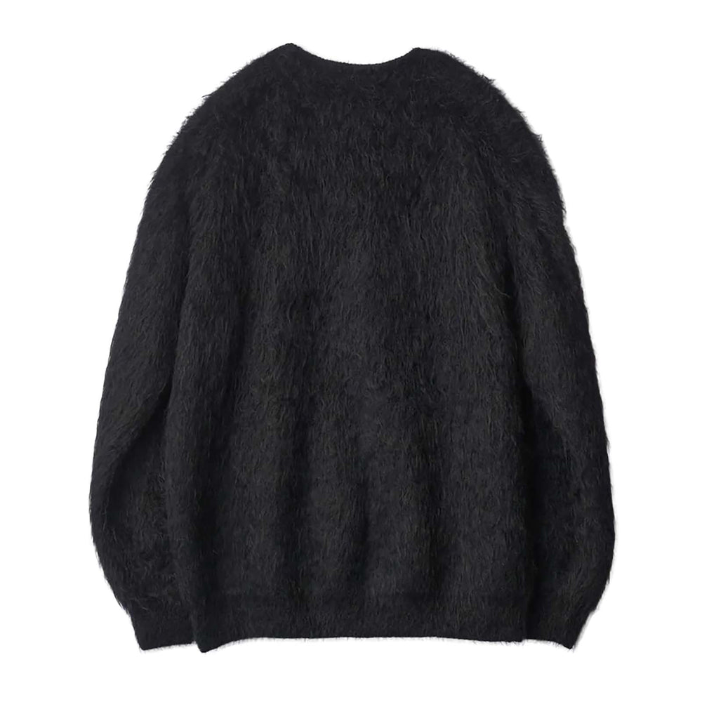 KID MOHAIR KNIT V NECK CARDIGAN – OBLIGE