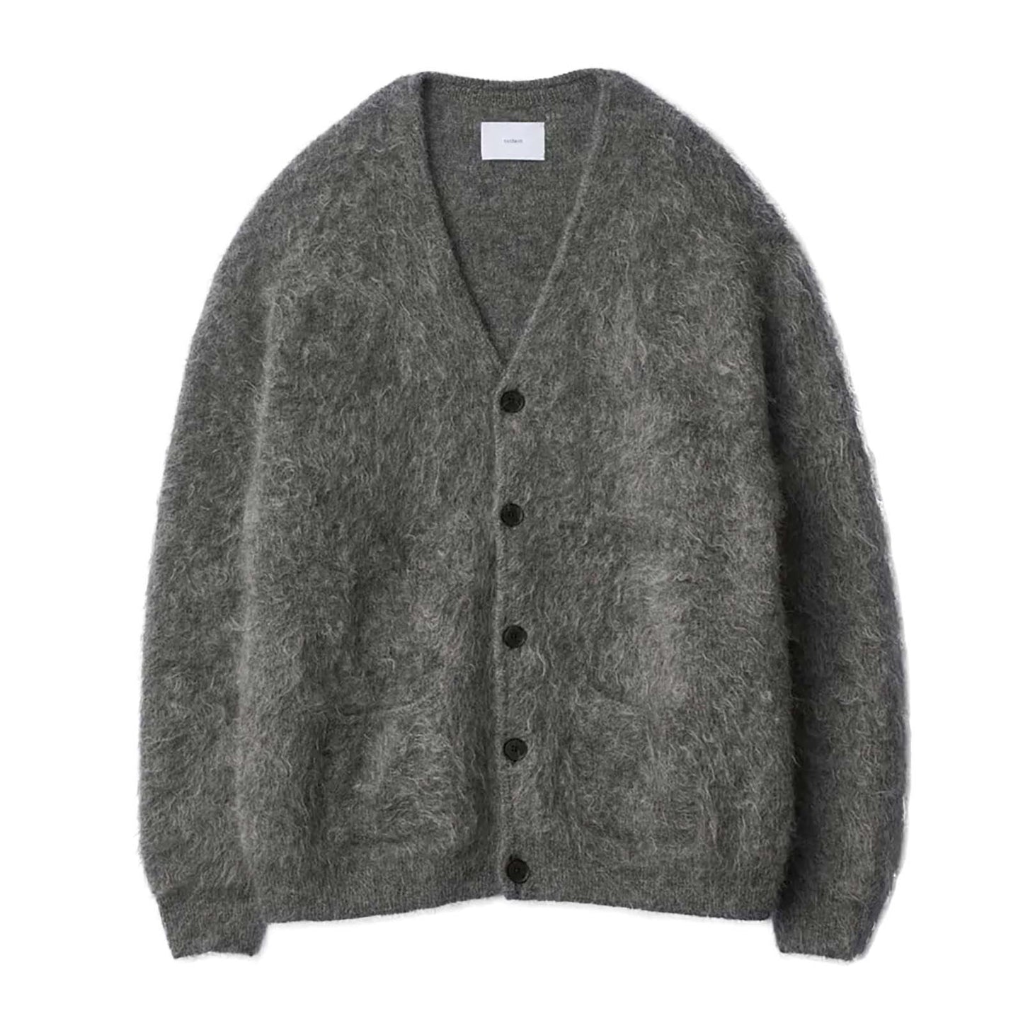 
                  
                    KID MOHAIR KNIT V NECK CARDIGAN
                  
                