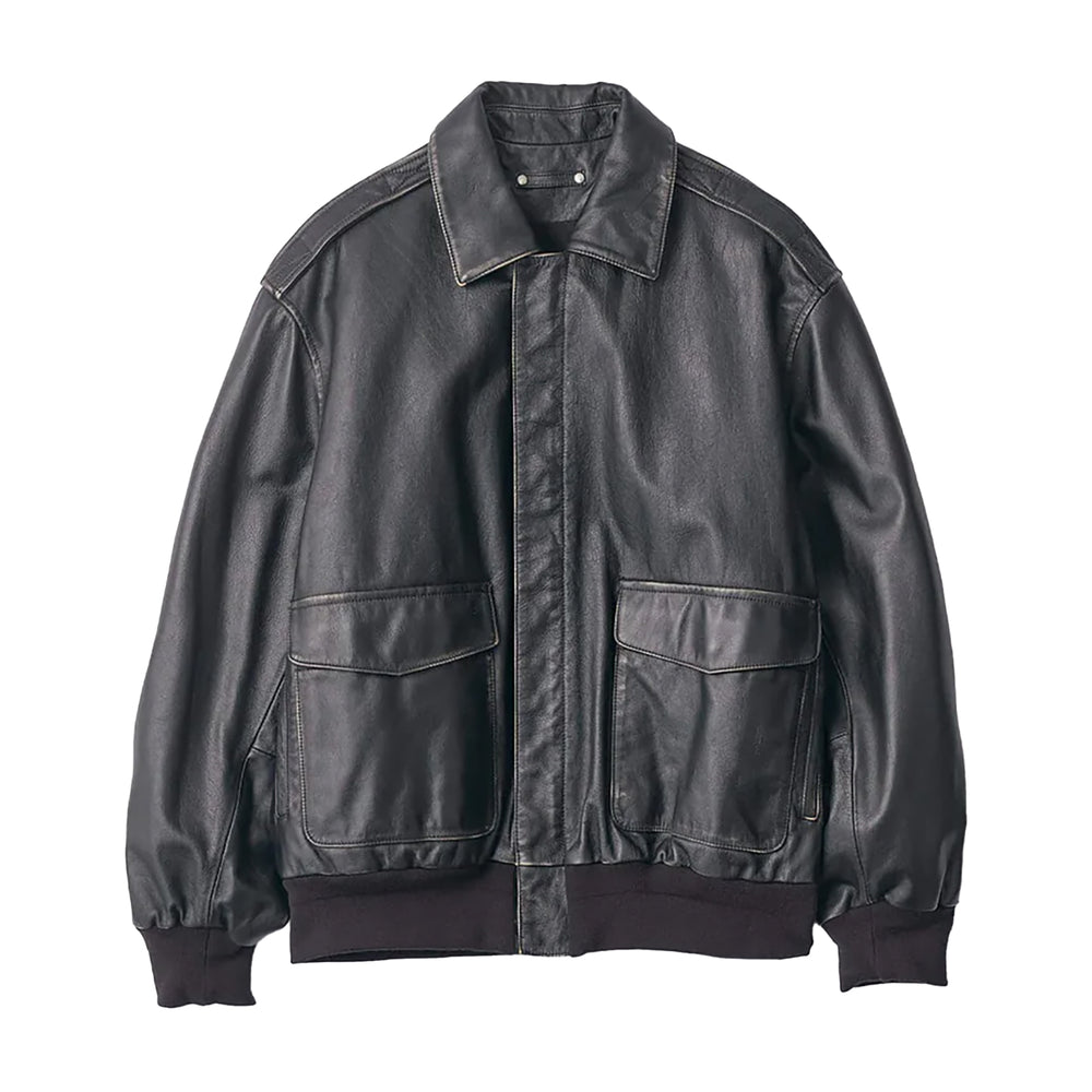 ジャケット・アウター Vintage G-1 A-2 Cowleather flight jacket COW LEATHER VINTAGE FLIGHT JACKET – OBLIGE