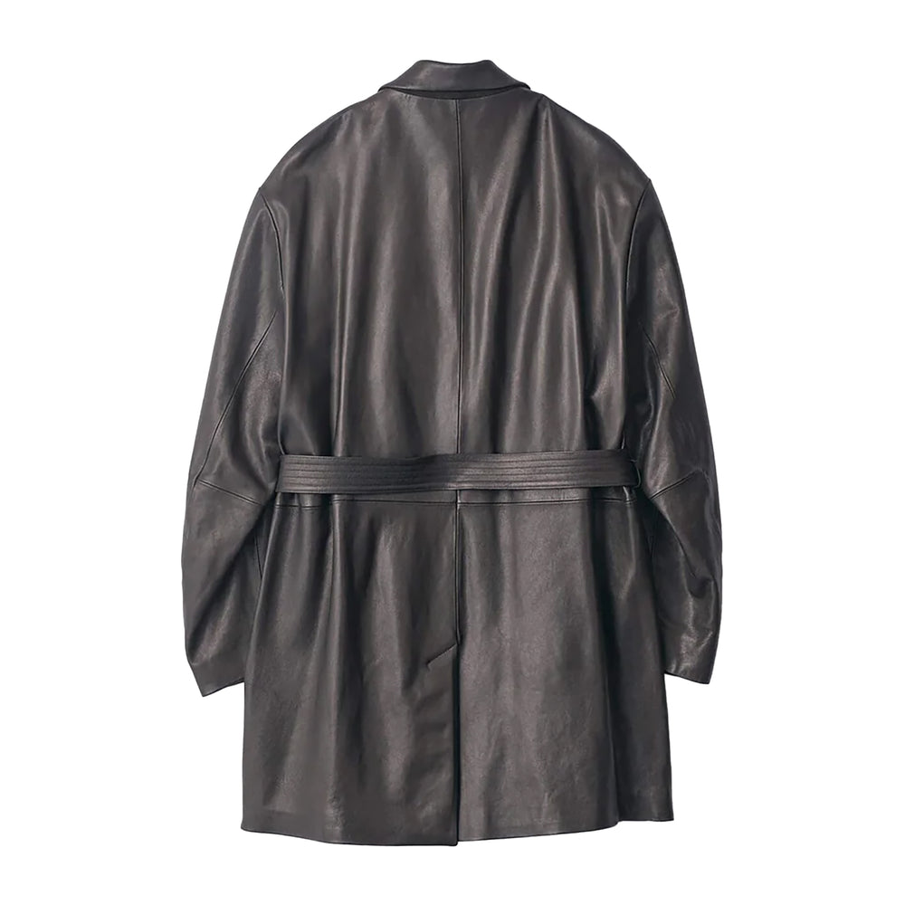 LAMBS LEATHER HALF COAT – OBLIGE