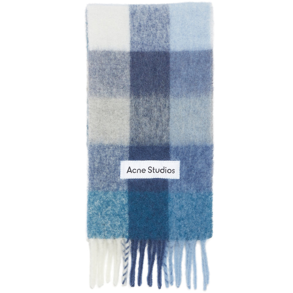 MOHAIR CHECKED SCARF