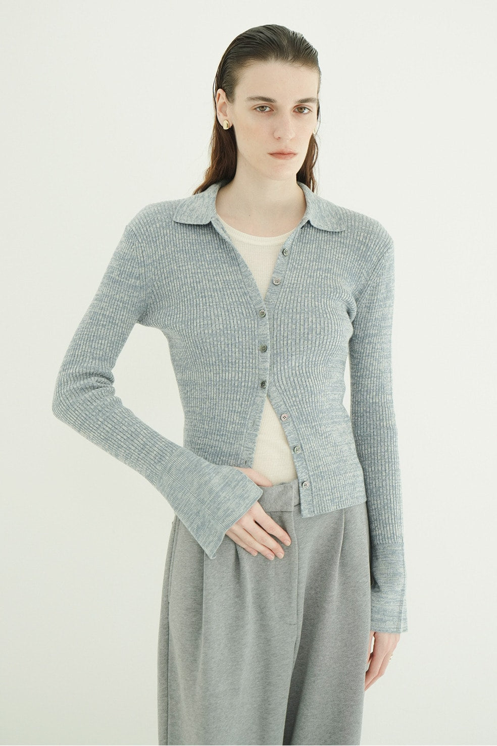 
                  
                    COMPACT RIB KNIT SHIRTS
                  
                