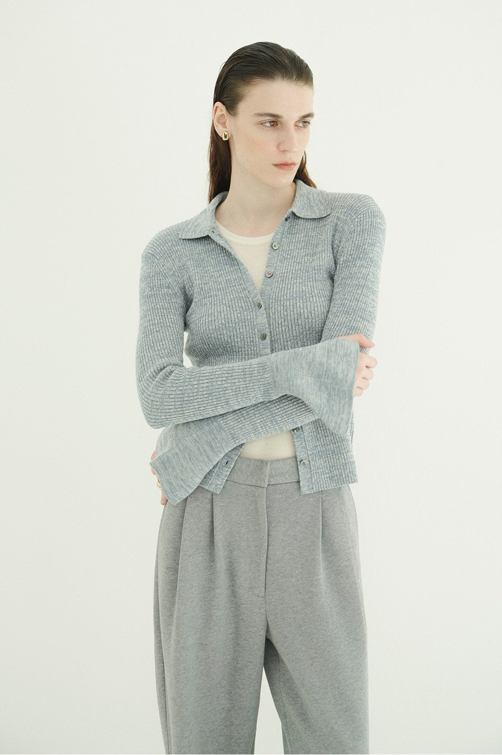 
                  
                    COMPACT RIB KNIT SHIRTS
                  
                