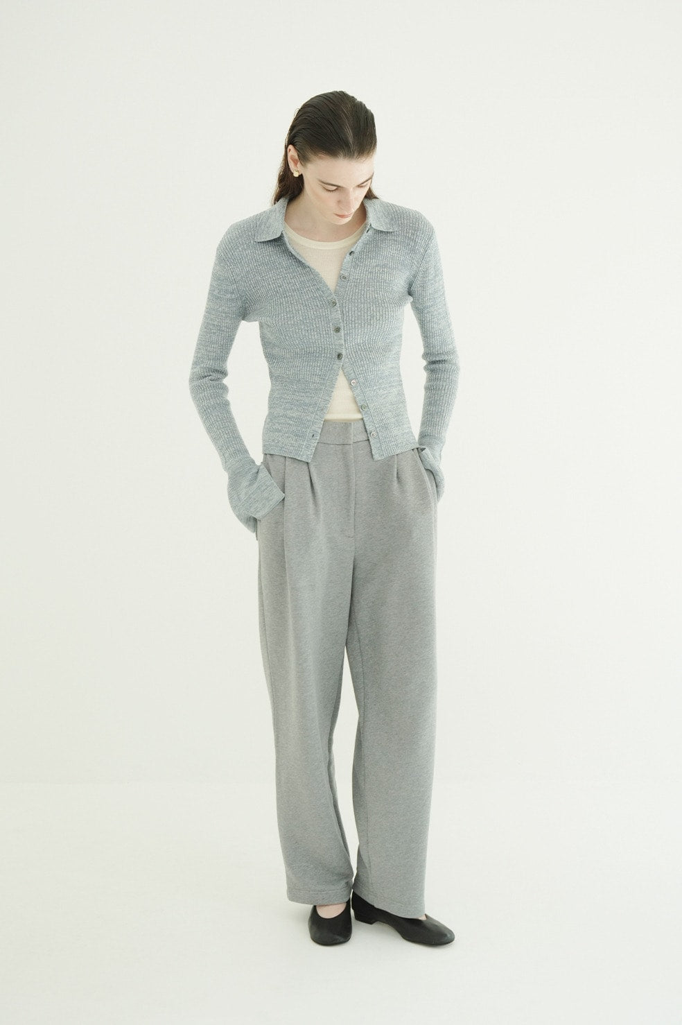 
                  
                    COMPACT RIB KNIT SHIRTS
                  
                