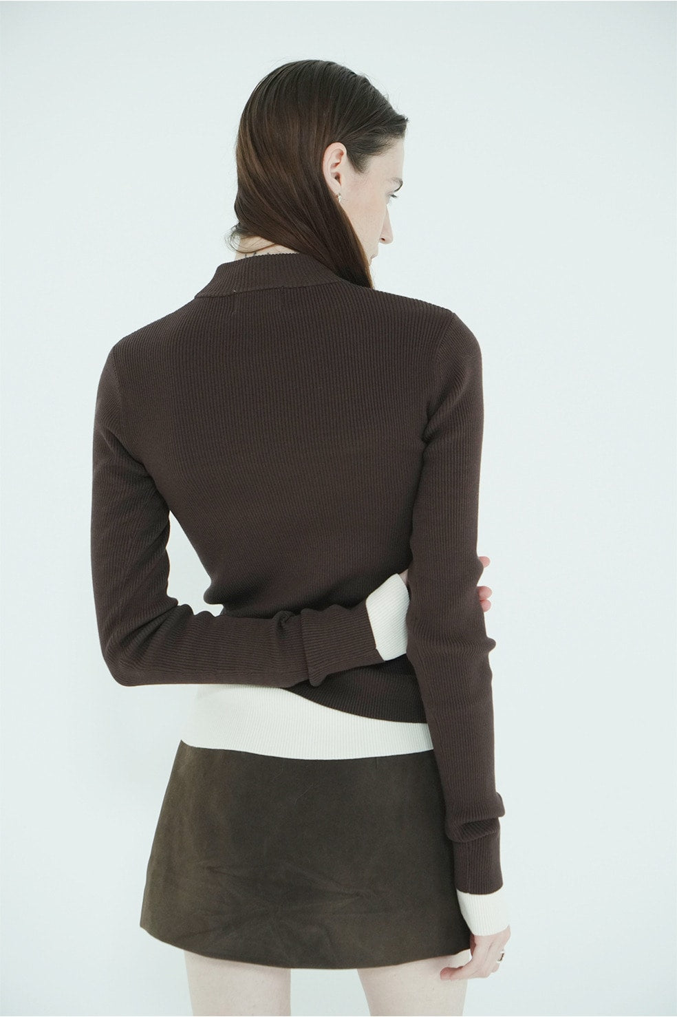 
                  
                    H/N RIB KNIT TOPS
                  
                