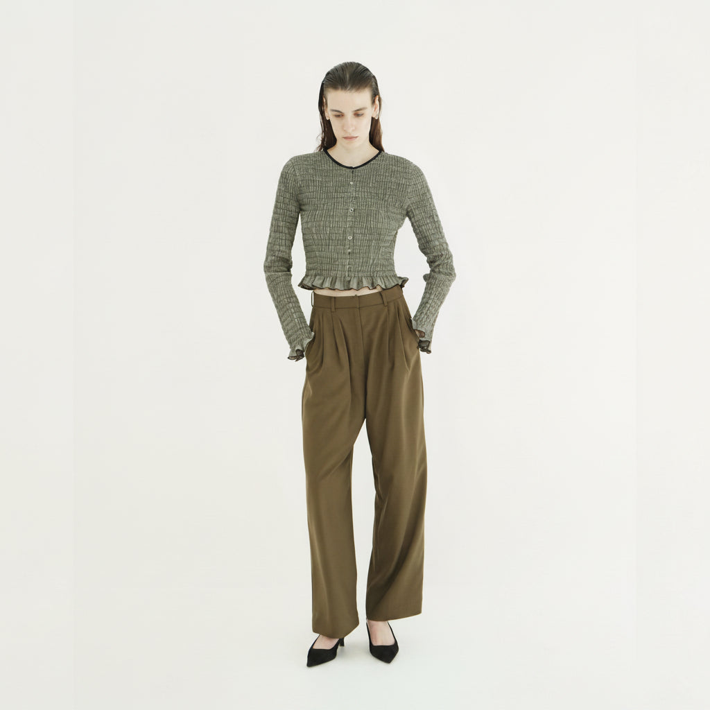 
                  
                    BASIC TUCK PANTS
                  
                