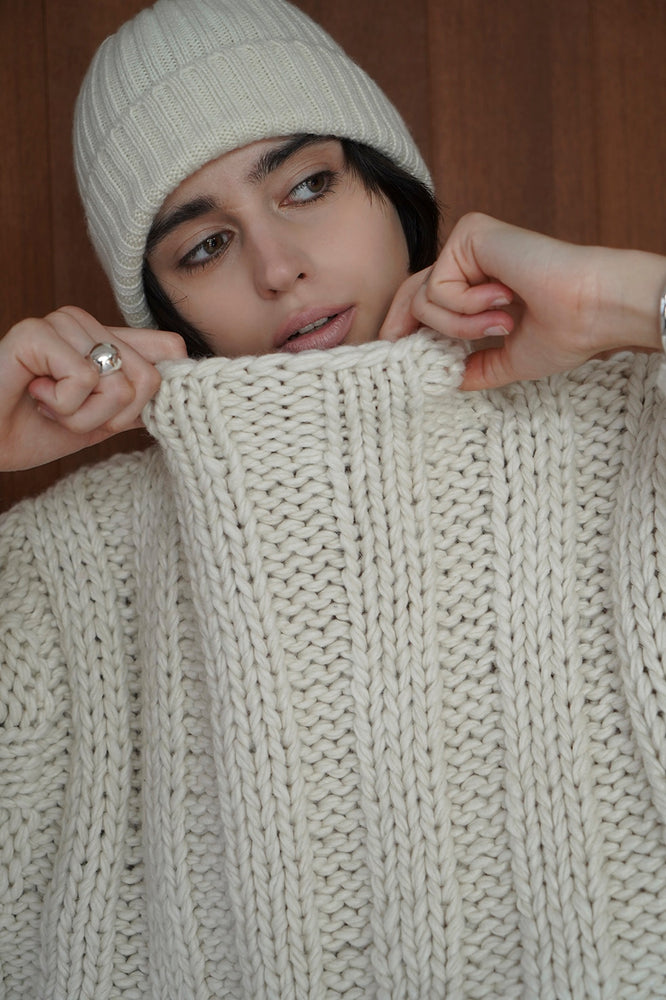 Hand knit Tops ＋knit Dress - ニット/セーター