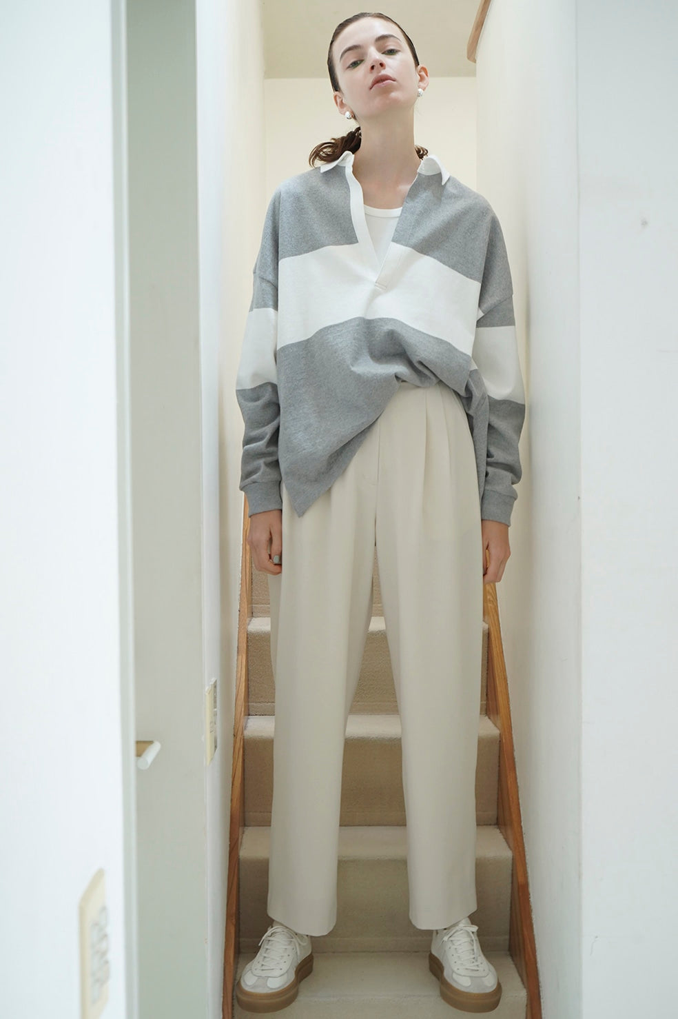 
                  
                    BASIC TUCK PANTS
                  
                