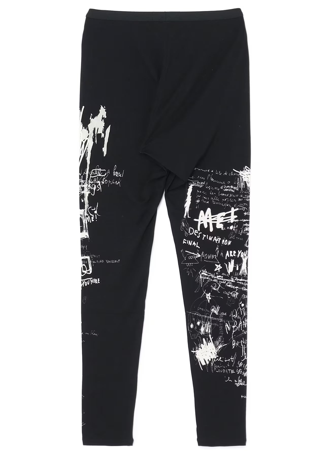 
                  
                    RAYON STRETCHED PLAIN STITCH GRAFFITI PRINT LEGGINGS
                  
                