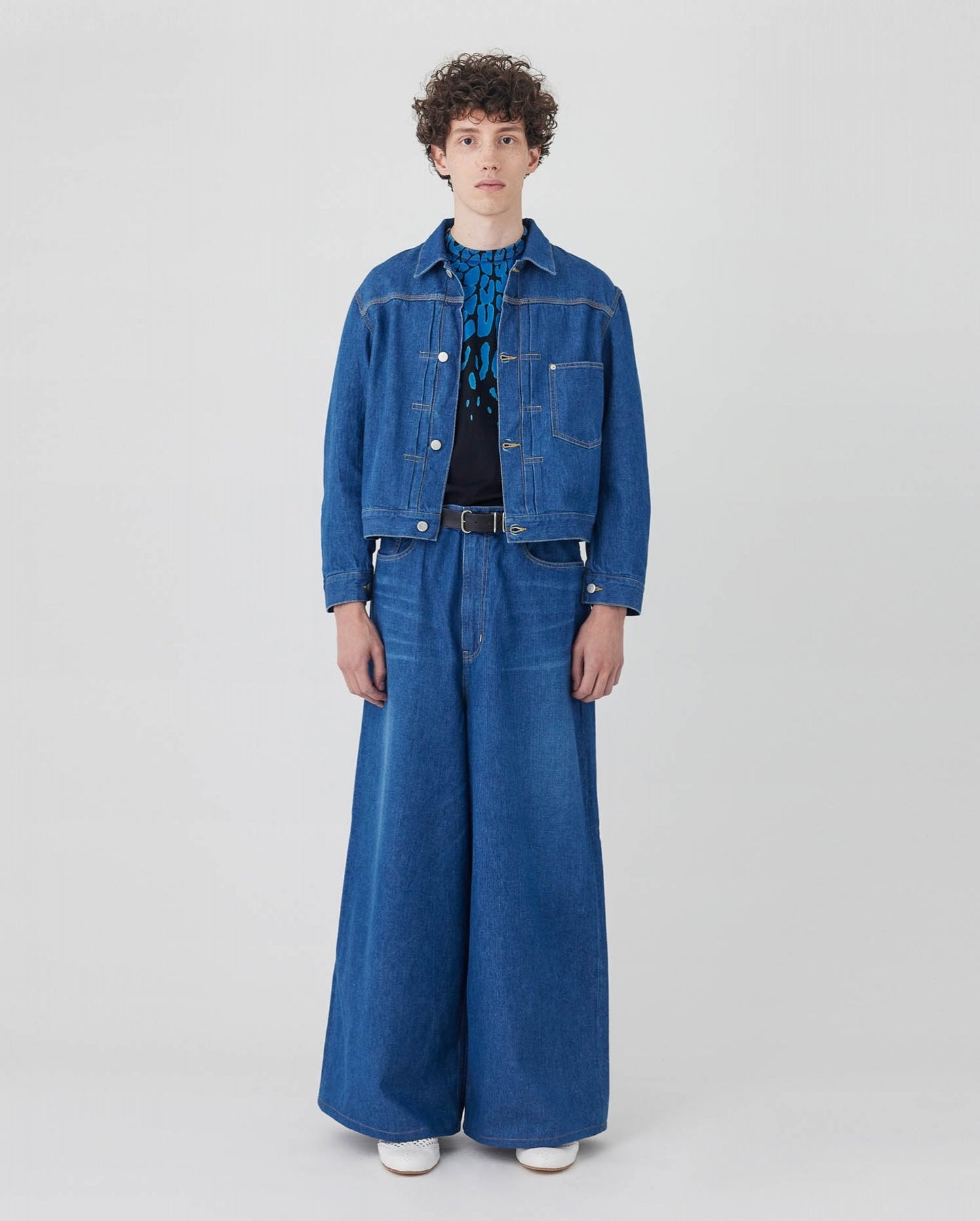 
                  
                    left hand twill denim kids blouson
                  
                