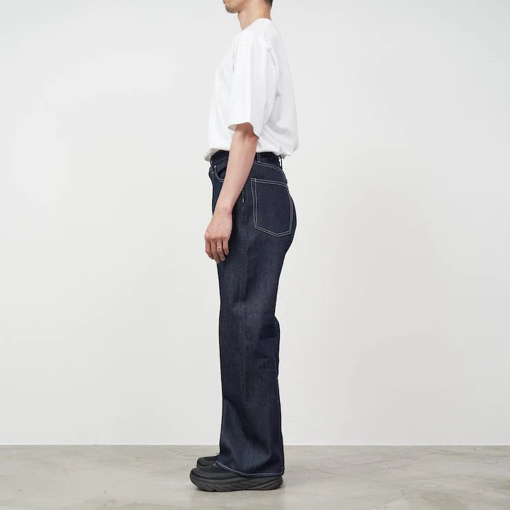 
                  
                    SELVAGE DENIM FIVE POCKET WIDE STRAIGHT PANTS RIGID
                  
                