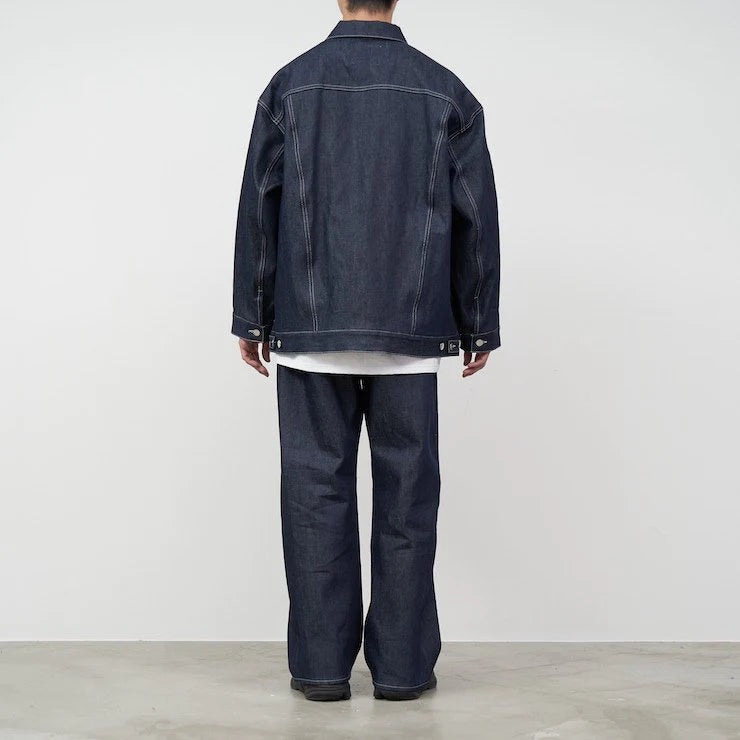 
                  
                    SELVAGE DENIM FIVE POCKET WIDE STRAIGHT PANTS RIGID
                  
                