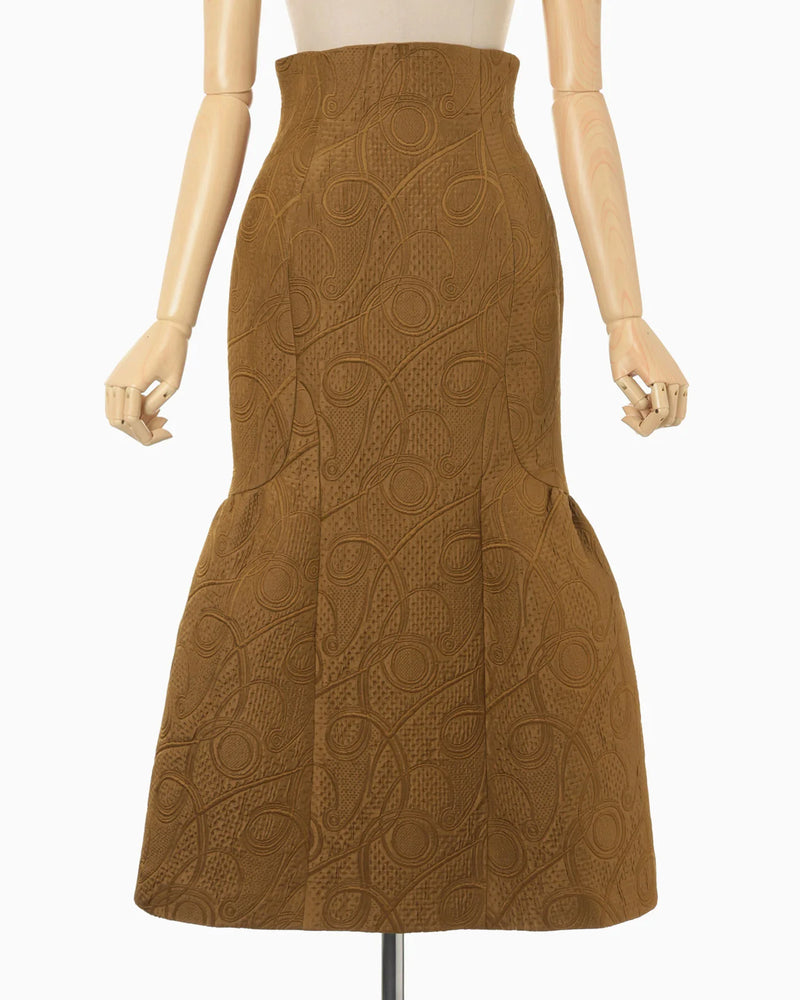 
                  
                    Jomon Arabesque Triple Layer Jacquard Skirt
                  
                