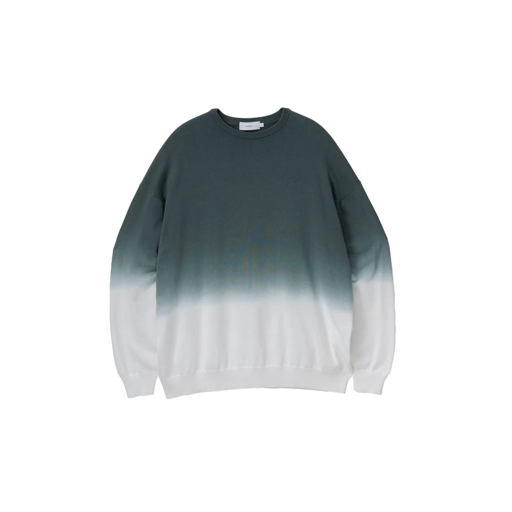 PIECE DYED SUVIN L/S CREW NECK KNIT