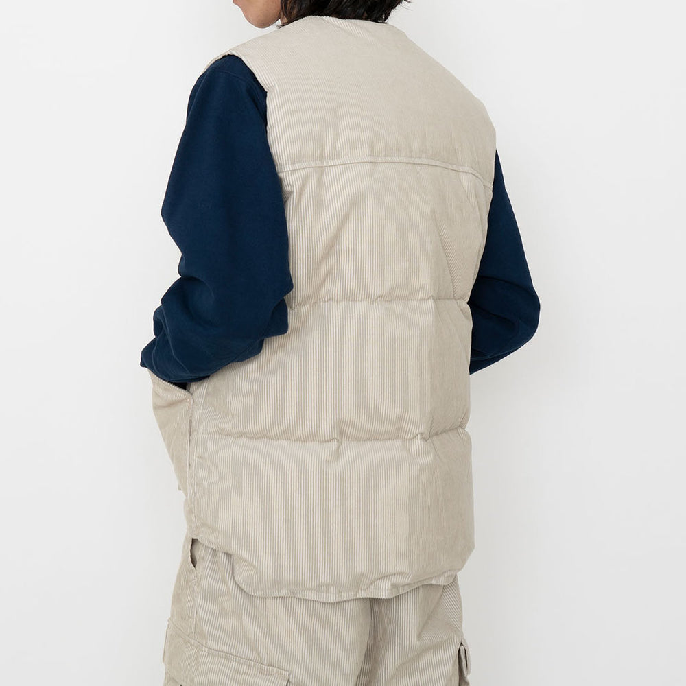 限定でセール価格 タグなし HTH corduroy down vest ダウンベスト