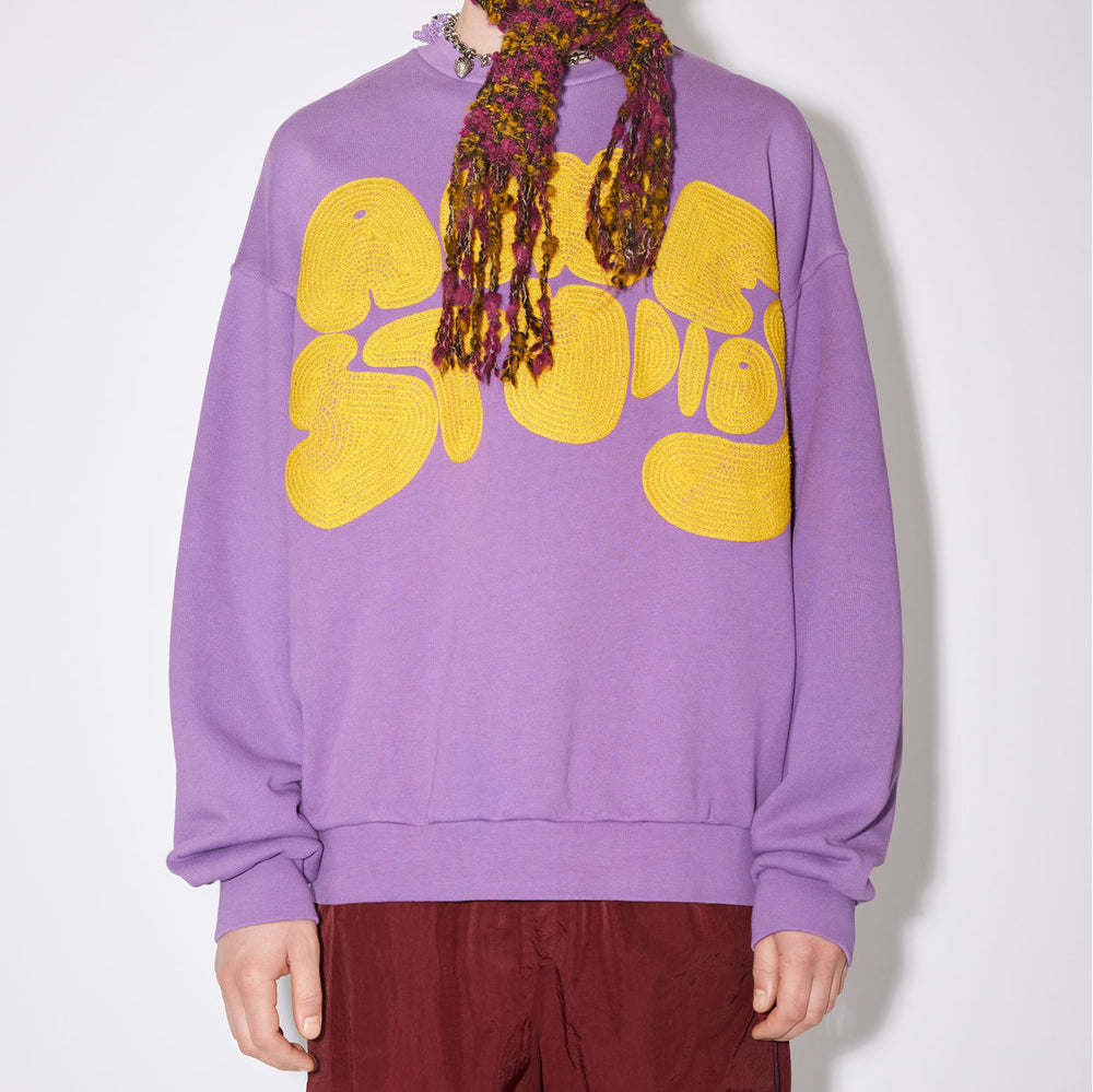 
                  
                    BUBBLE LOGO CREW NECK SWEATSHIRT
                  
                