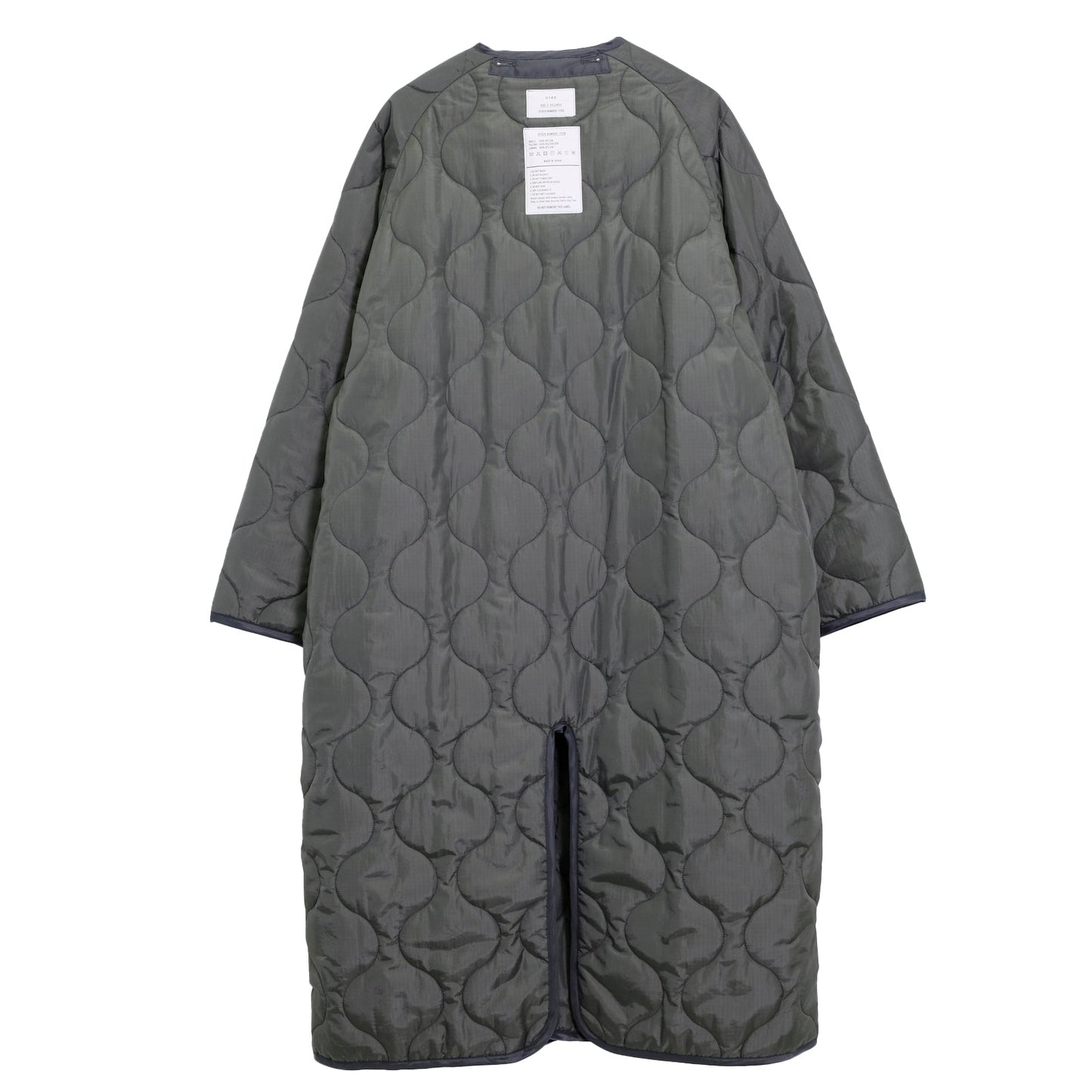 
                  
                    QUILTED LINER COAT
                  
                