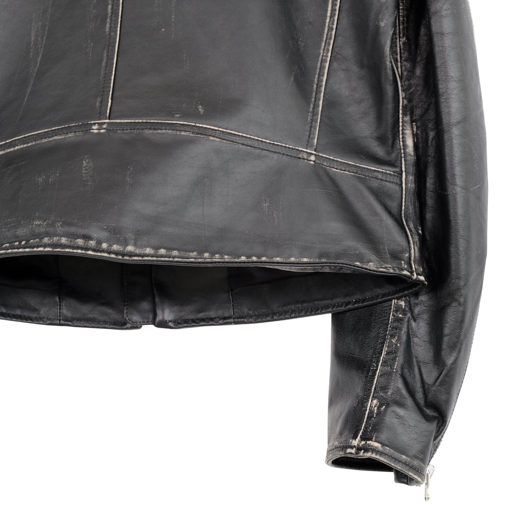 シアーズ　A-2型　USA製 leather jacket 牛革 UNUSED◇レザージャケット・ブルゾン/2/馬革/BRW/US2113/21AW