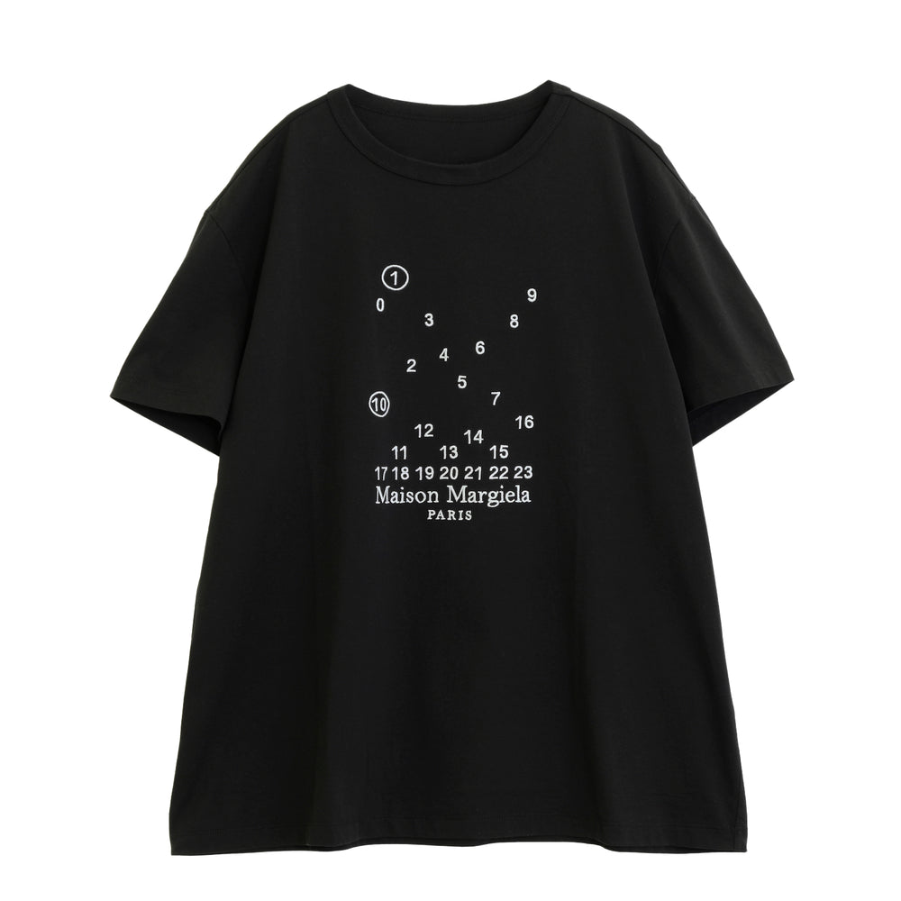 NUMBERED LOGO MAKO COTTON T-SHIRT