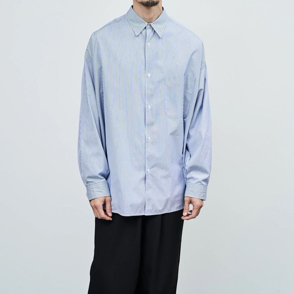 THOMAS MASON FOR GRAPHPAPER L/S OVERSIZED REGULAR COLLAR SHIRT