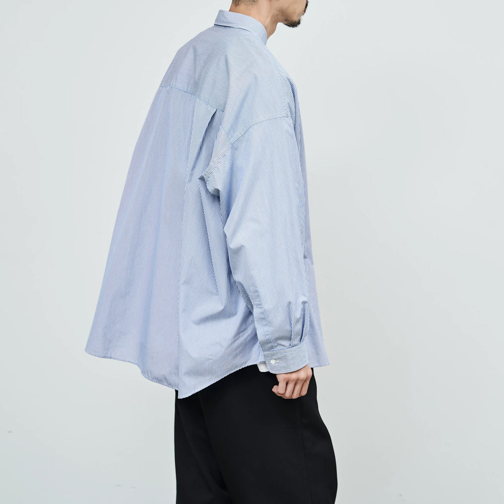 THOMAS MASON FOR GRAPHPAPER L/S OVERSIZED REGULAR COLLAR SHIRT