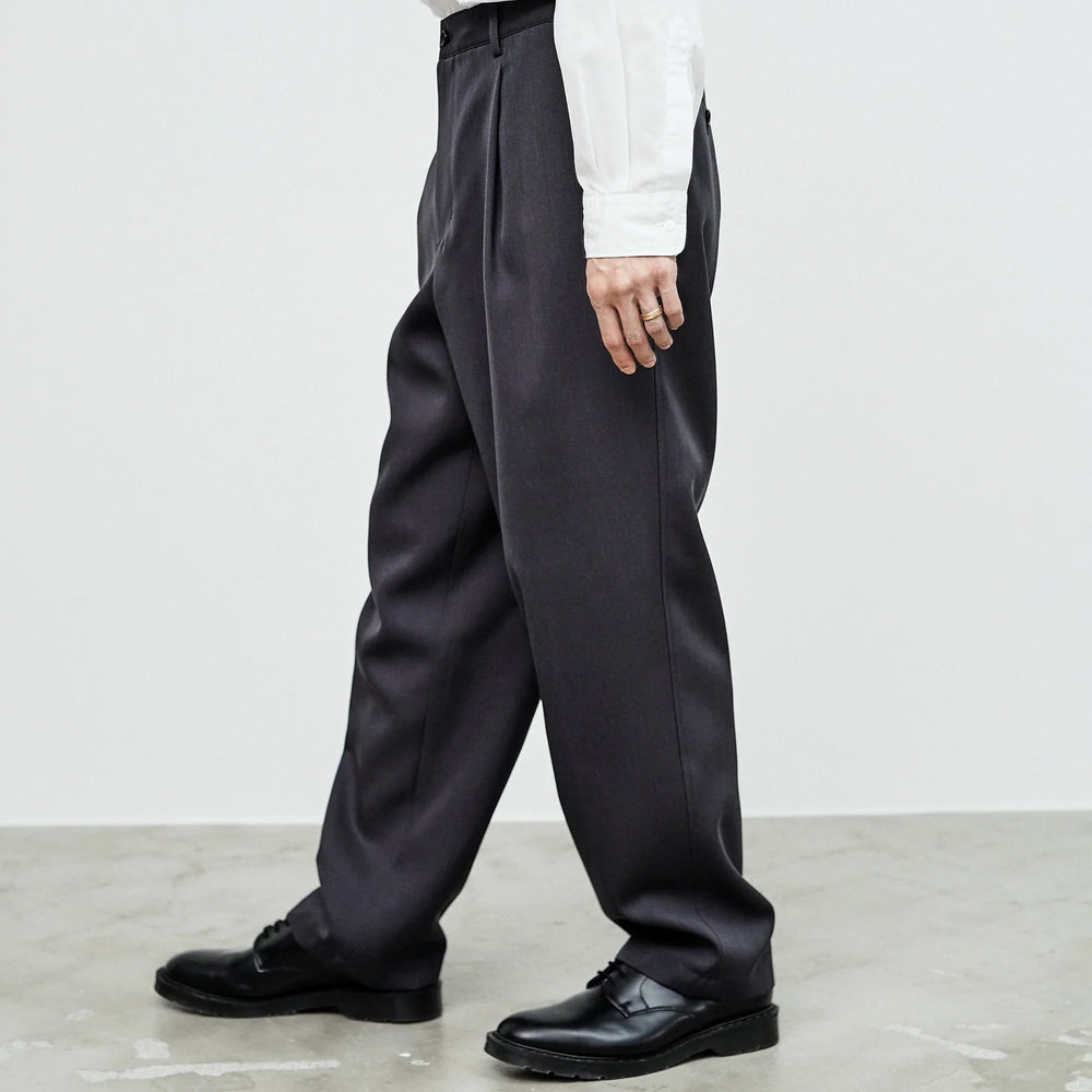 23AW Scale Off Wool Tapered Trousers 1 | nate-hospital.com