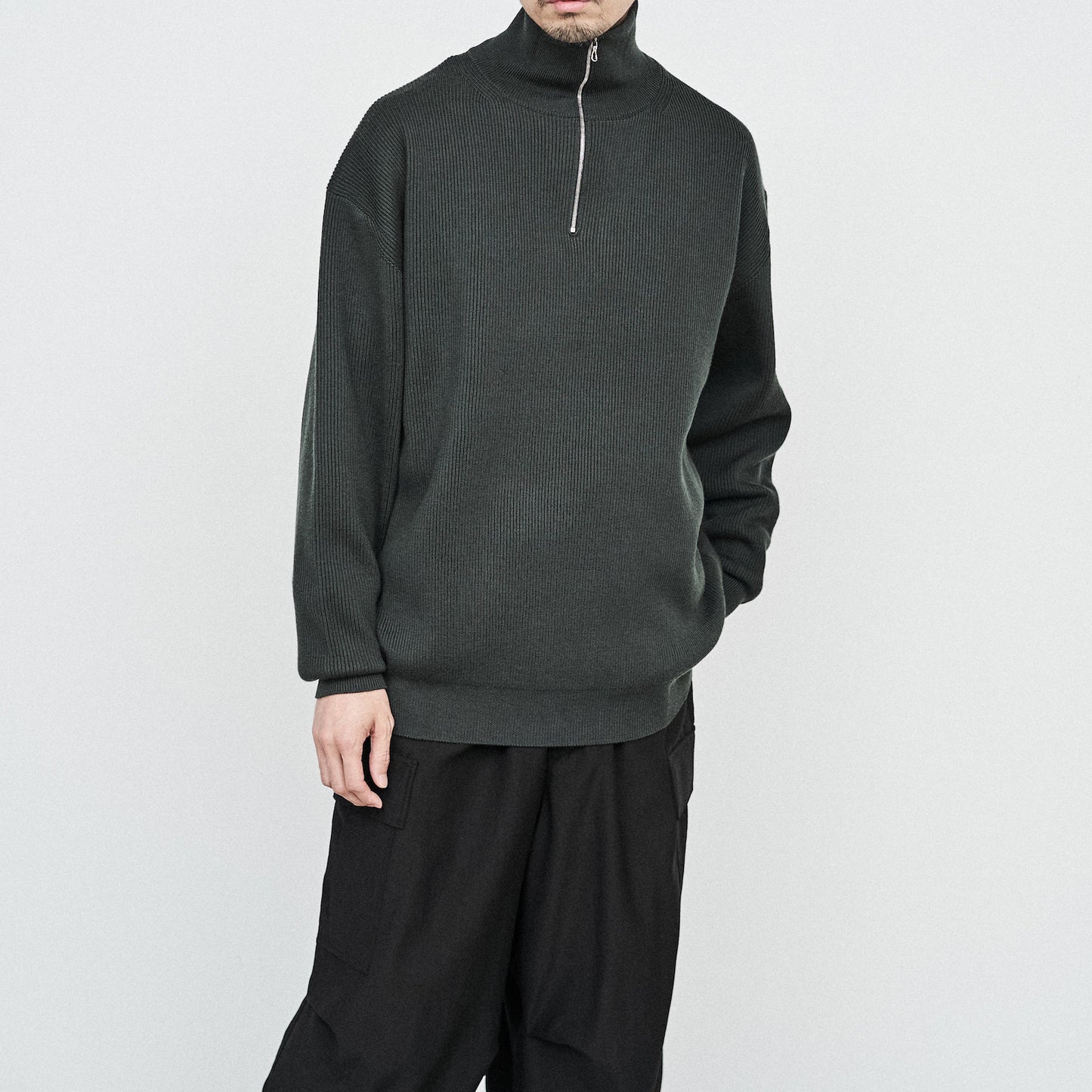 
                  
                    HIGH DENSITY HIGH NECK ZIP KNIT COLLECTION
                  
                